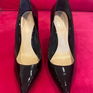 Schutz Black Patent Leather Size 8.5 Stiletto Heels